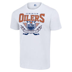 Edmonton Oilers Starter Team Logo Graphic T-Shirt - White - NHL