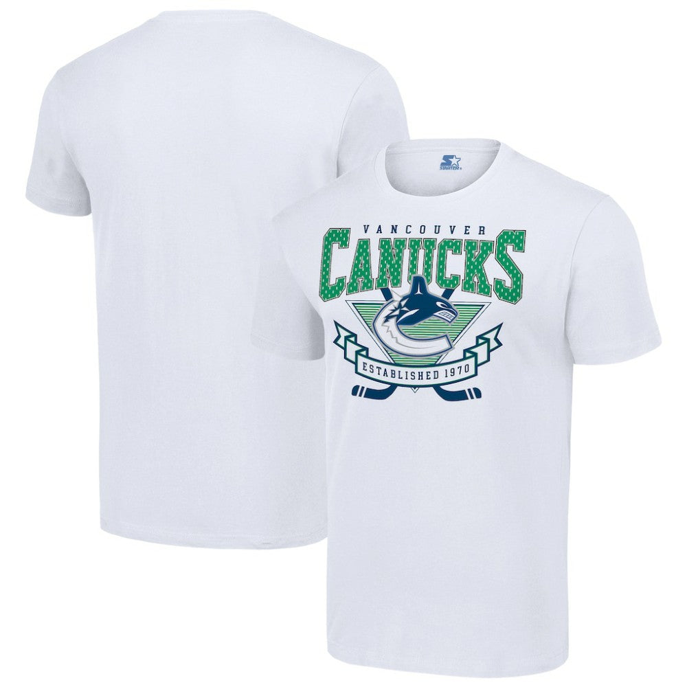 Vancouver Canucks Starter Team Logo Graphic T-Shirt - White - NHL