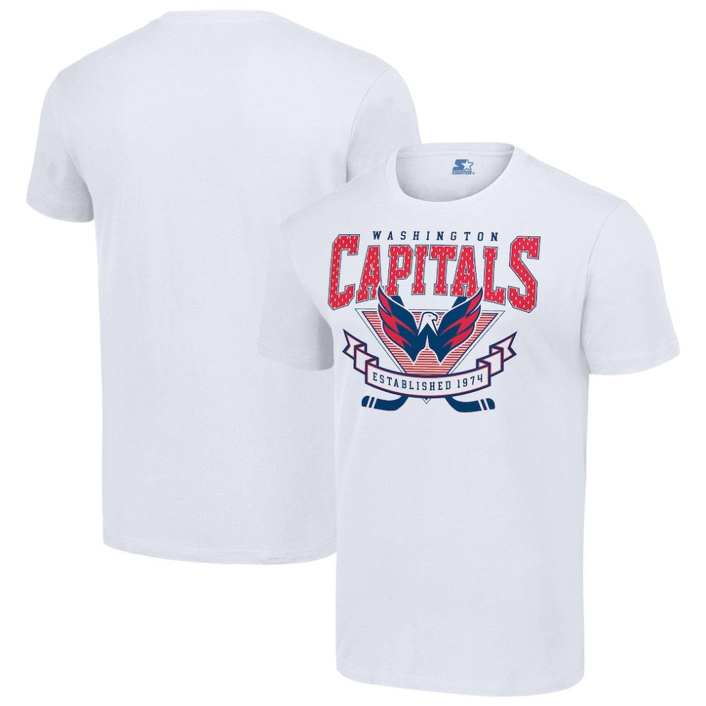 Washington Capitals Starter Team Logo Graphic T-Shirt - White - NHL