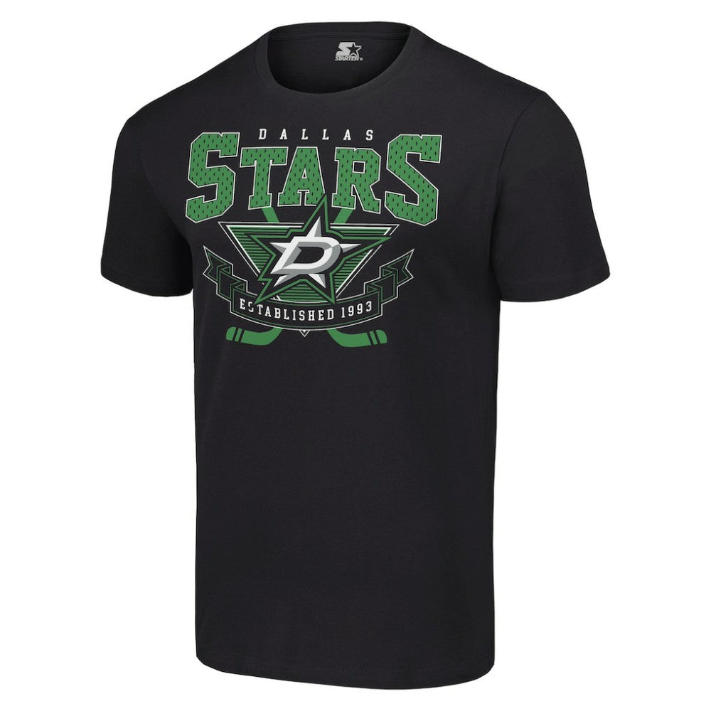 Dallas Stars Starter Team Logo Graphic T-Shirt - Black - NHL