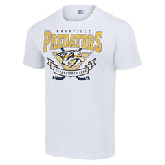 Nashville Predators Starter Team Logo Graphic T-Shirt - White - NHL