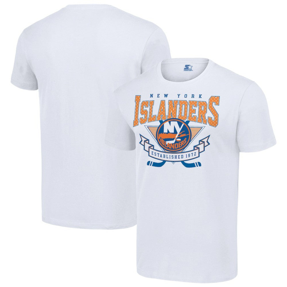 New York Islanders Starter Team Logo Graphic T-Shirt - White - NHL