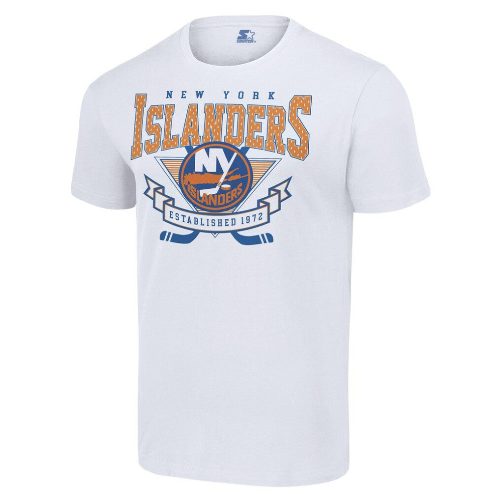New York Islanders Starter Team Logo Graphic T-Shirt - White - NHL