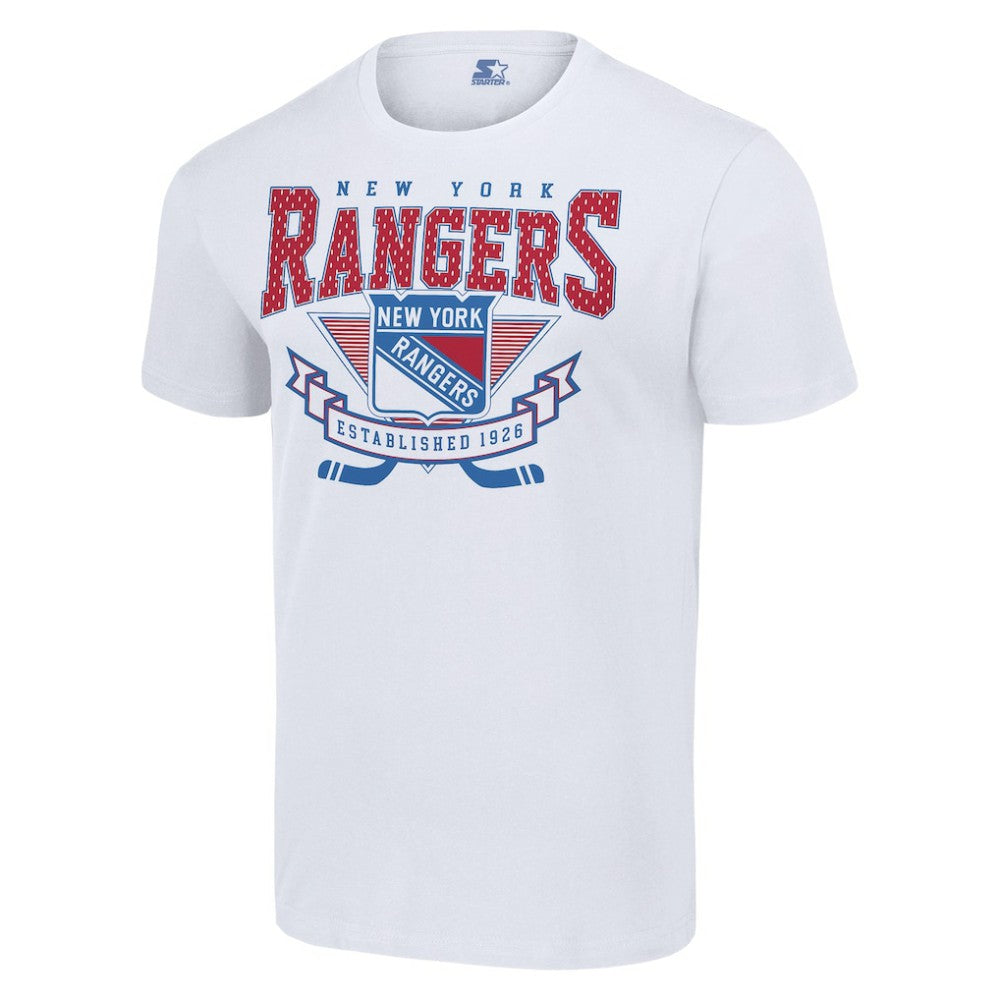 New York Rangers Starter Team Logo Graphic T-Shirt - White - NHL