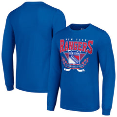 New York Rangers Starter Team Logo Graphic Long Sleeve T-Shirt - Blue - NHL