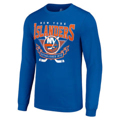 New York Islanders Starter Team Logo Graphic Long Sleeve T-Shirt - Royal - NHL