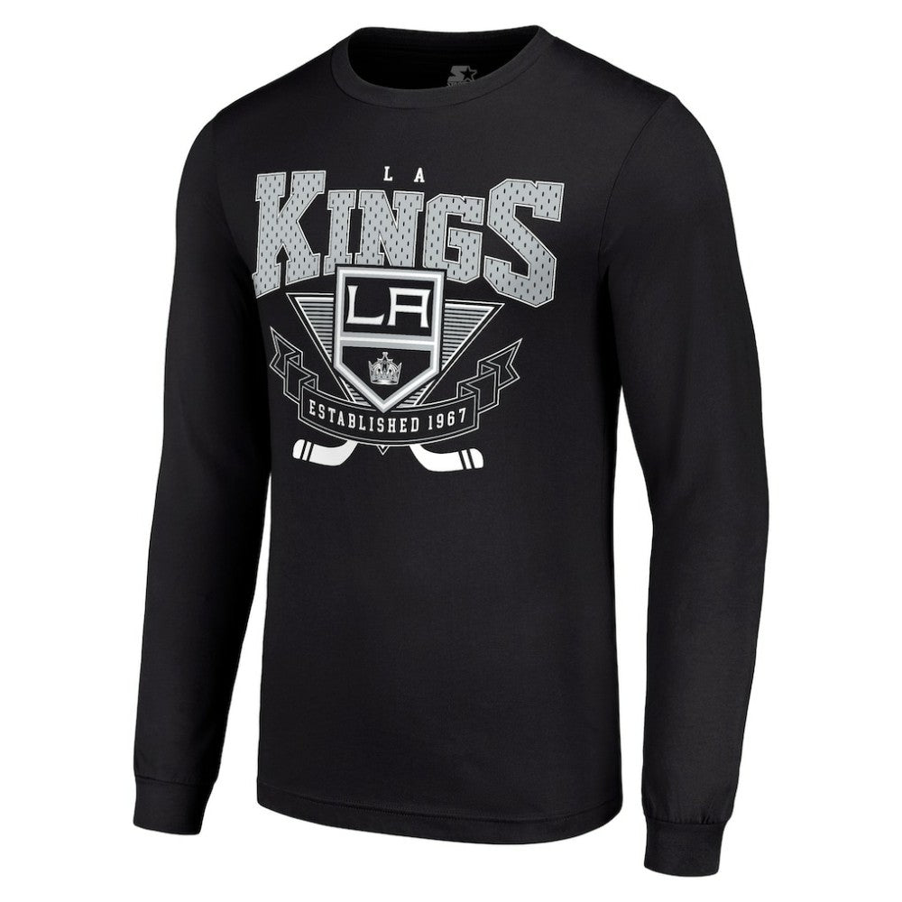 Los Angeles Kings Starter Team Logo Graphic Long Sleeve T-Shirt - Black - NHL