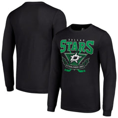 Dallas Stars Starter Team Logo Graphic Long Sleeve T-Shirt - Black - NHL