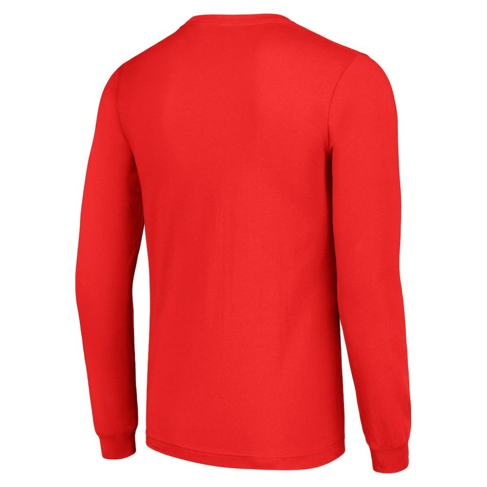 Calgary Flames Starter Team Logo Graphic Long Sleeve T-Shirt - Red - NHL
