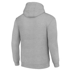 New Jersey Devils Starter Team Logo Graphic Fleece Tri-Blend Pullover Hoodie - Heather Gray - NHL
