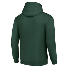 Minnesota Wild Starter Team Logo Graphic Fleece Tri-Blend Pullover Hoodie - Olive - NHL