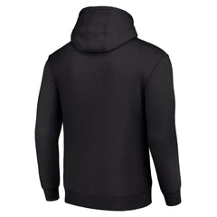 Anaheim Ducks Starter Team Logo Graphic Fleece Tri-Blend Pullover Hoodie - Black - NHL