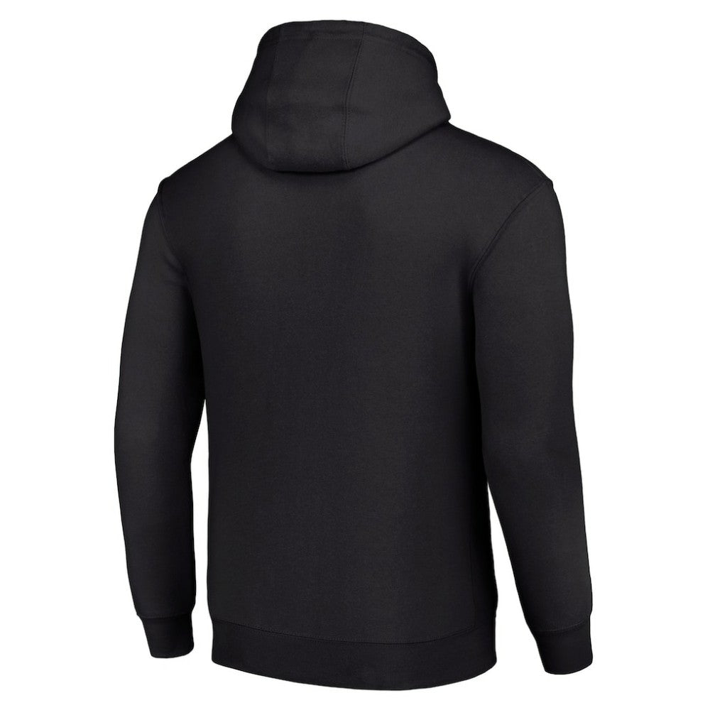 Minnesota Wild Starter Team Logo Graphic Fleece Tri-Blend Pullover Hoodie - Black - NHL