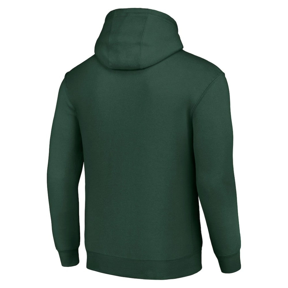 Dallas Stars Starter Team Logo Graphic Fleece Tri-Blend Pullover Hoodie - Olive - NHL