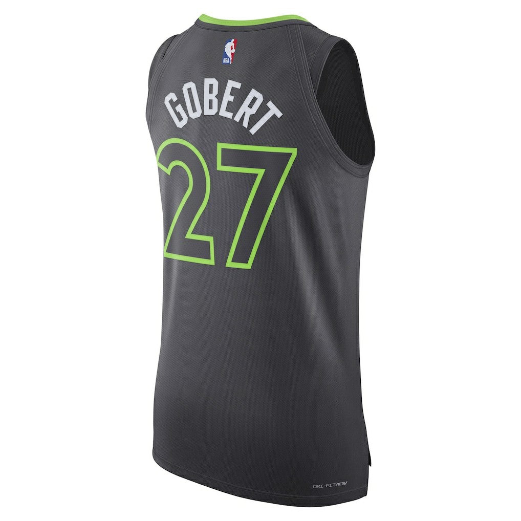 Rudy Gobert Minnesota Timberwolves Jordan Brand Authentic Jersey Statement Edition Anthracite - NBA
