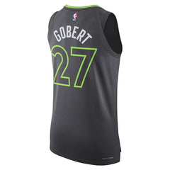 Rudy Gobert Minnesota Timberwolves Jordan Brand Authentic Jersey Statement Edition Anthracite - NBA