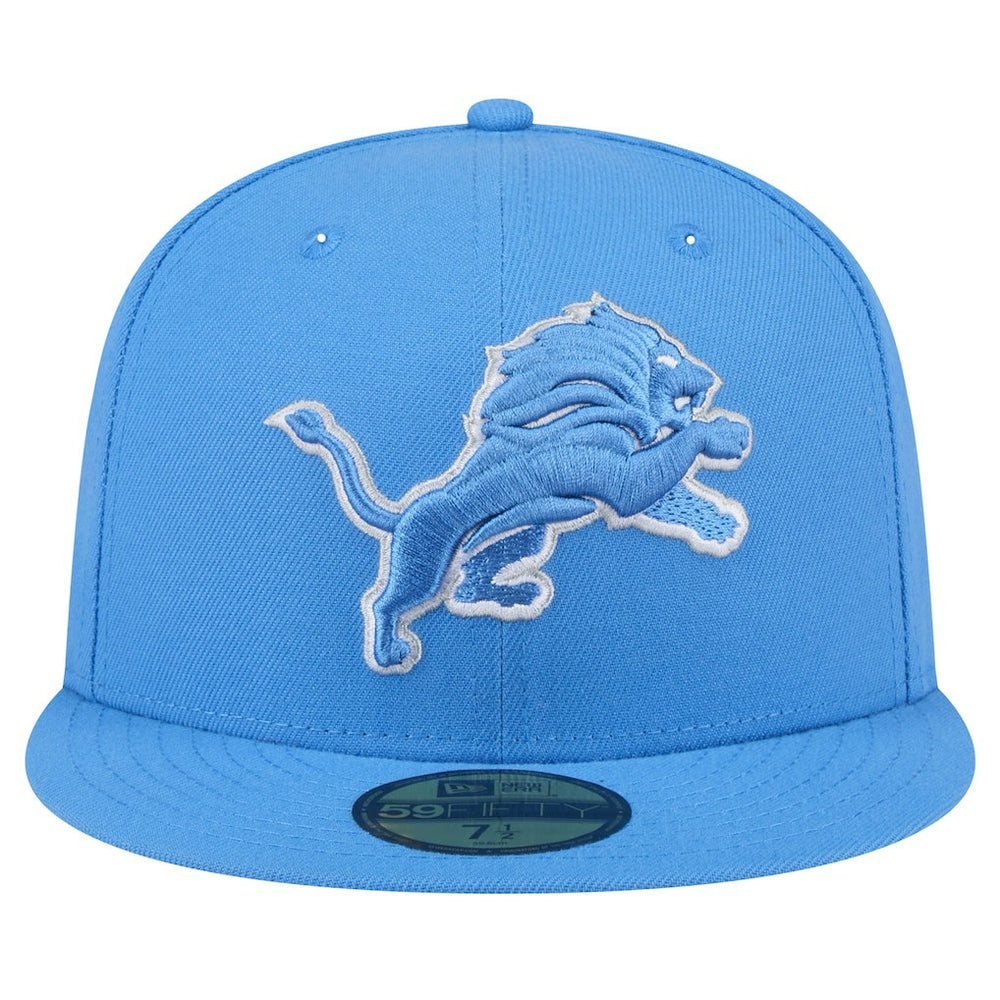Detroit Lions New Era Omaha 59FIFTY Fitted Hat Blue | NFL