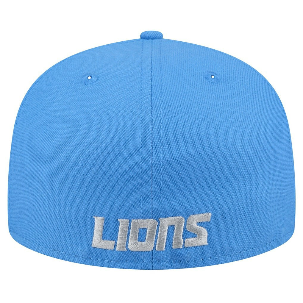 Detroit Lions New Era Omaha 59FIFTY Fitted Hat Blue | NFL