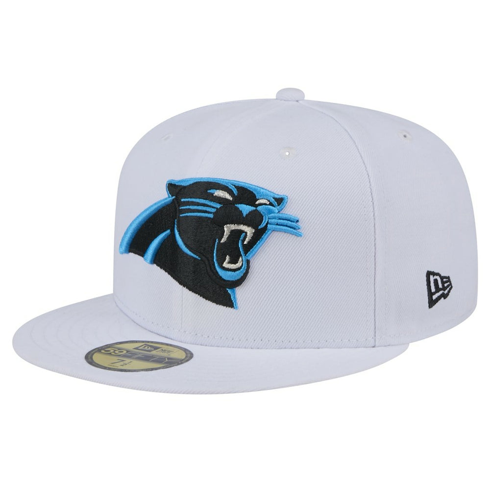 Carolina Panthers New Era Omaha 59FIFTY Fitted Hat White | NFL