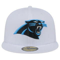 Carolina Panthers New Era Omaha 59FIFTY Fitted Hat White | NFL