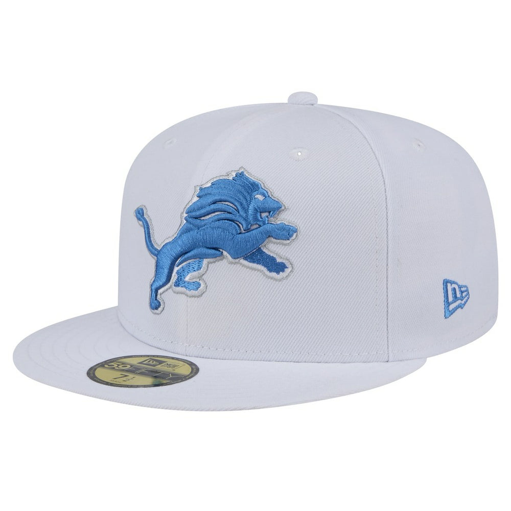 Detroit Lions New Era Omaha 59FIFTY Fitted Hat White | NFL