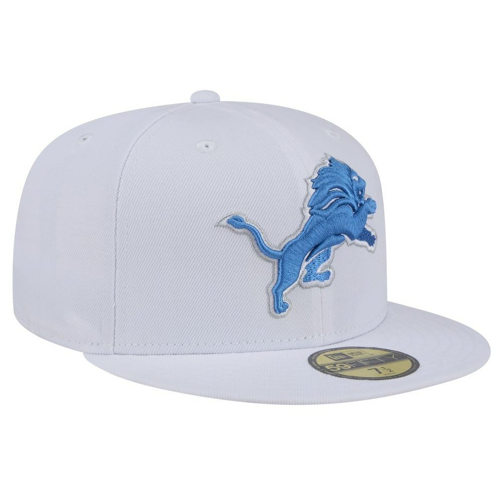 Detroit Lions New Era Omaha 59FIFTY Fitted Hat White | NFL
