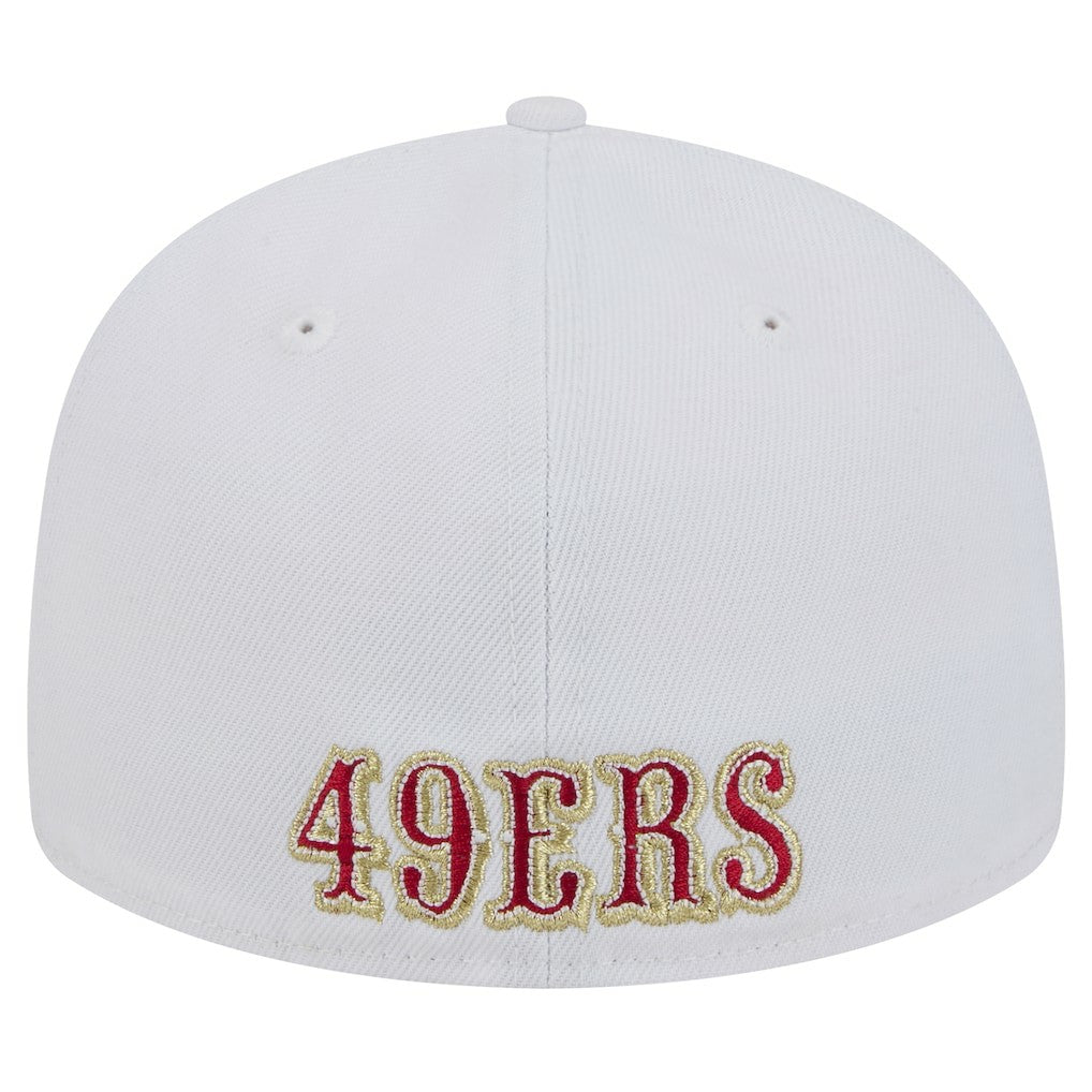 San Francisco 49ers New Era Omaha Low Profile 59FIFTY Fitted Hat White | NFL