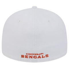 Cincinnati Bengals New Era Omaha Low Profile 59FIFTY Fitted Hat White | NFL