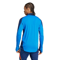 Juventus 2024/25 AEROREADY Raglan Quarter-Zip Training Top Blue | Adidas