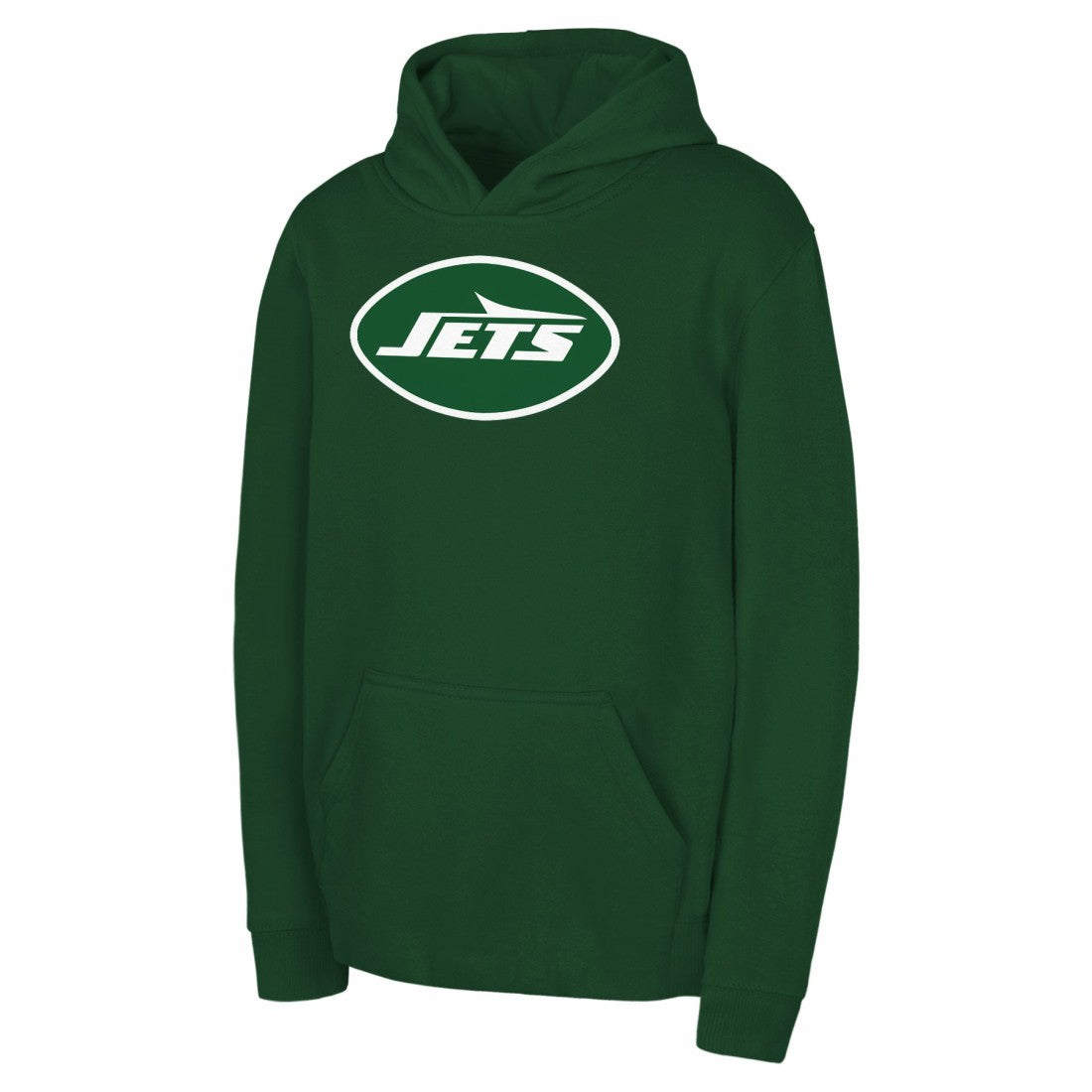 New York Jets Youth Team Logo Pullover Hoodie Green | NFL