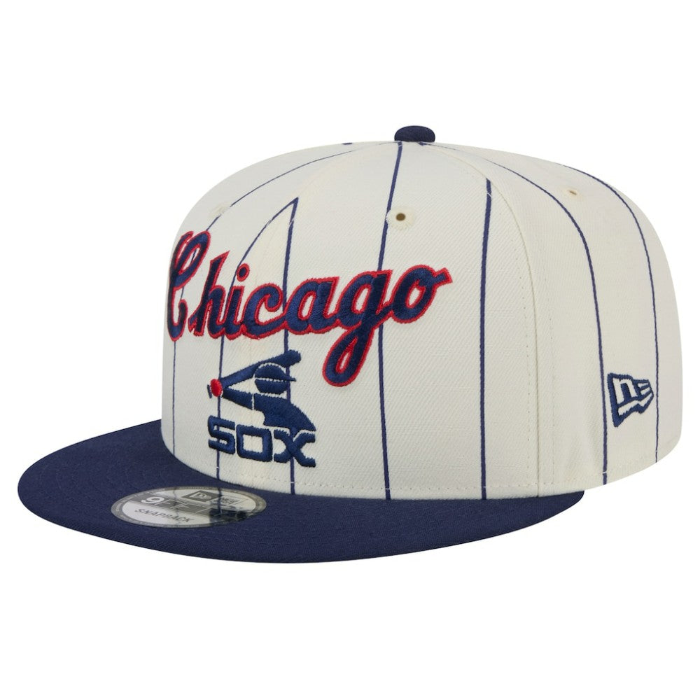 Chicago White Sox New Era Jersey Pinstripe 9FIFTY Snapback Hat - MLB