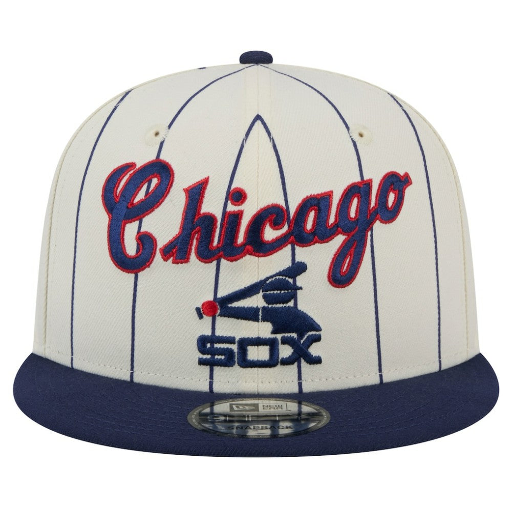 Chicago White Sox New Era Jersey Pinstripe 9FIFTY Snapback Hat - MLB