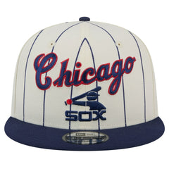 Chicago White Sox New Era Jersey Pinstripe 9FIFTY Snapback Hat - MLB