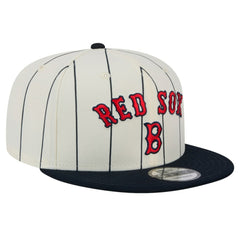 Boston Red Sox New Era Jersey Pinstripe 9FIFTY Snapback Hat - MLB