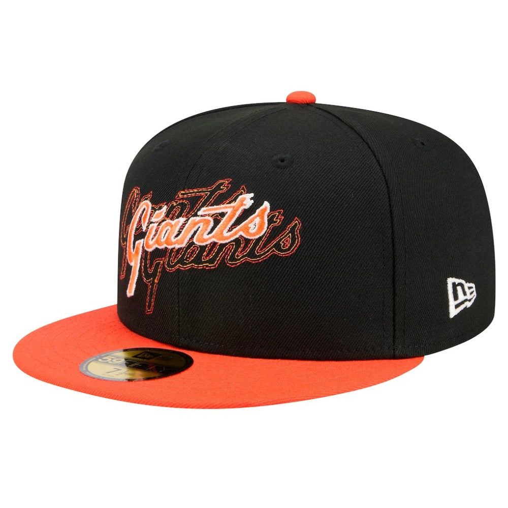 San Francisco Giants New Era Shadow Stitch 59FIFTY Fitted Hat - MLB