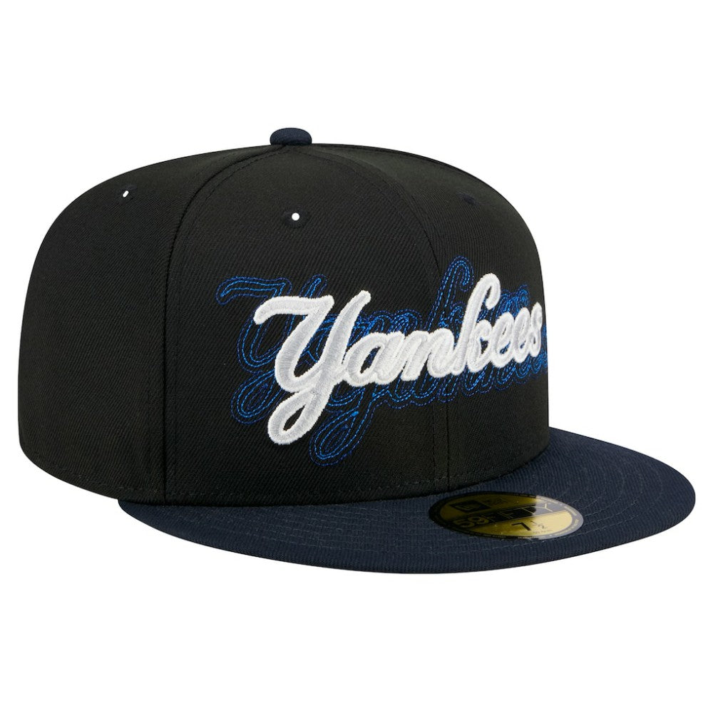 New York Yankees New Era Shadow Stitch 59FIFTY Fitted Hat - MLB