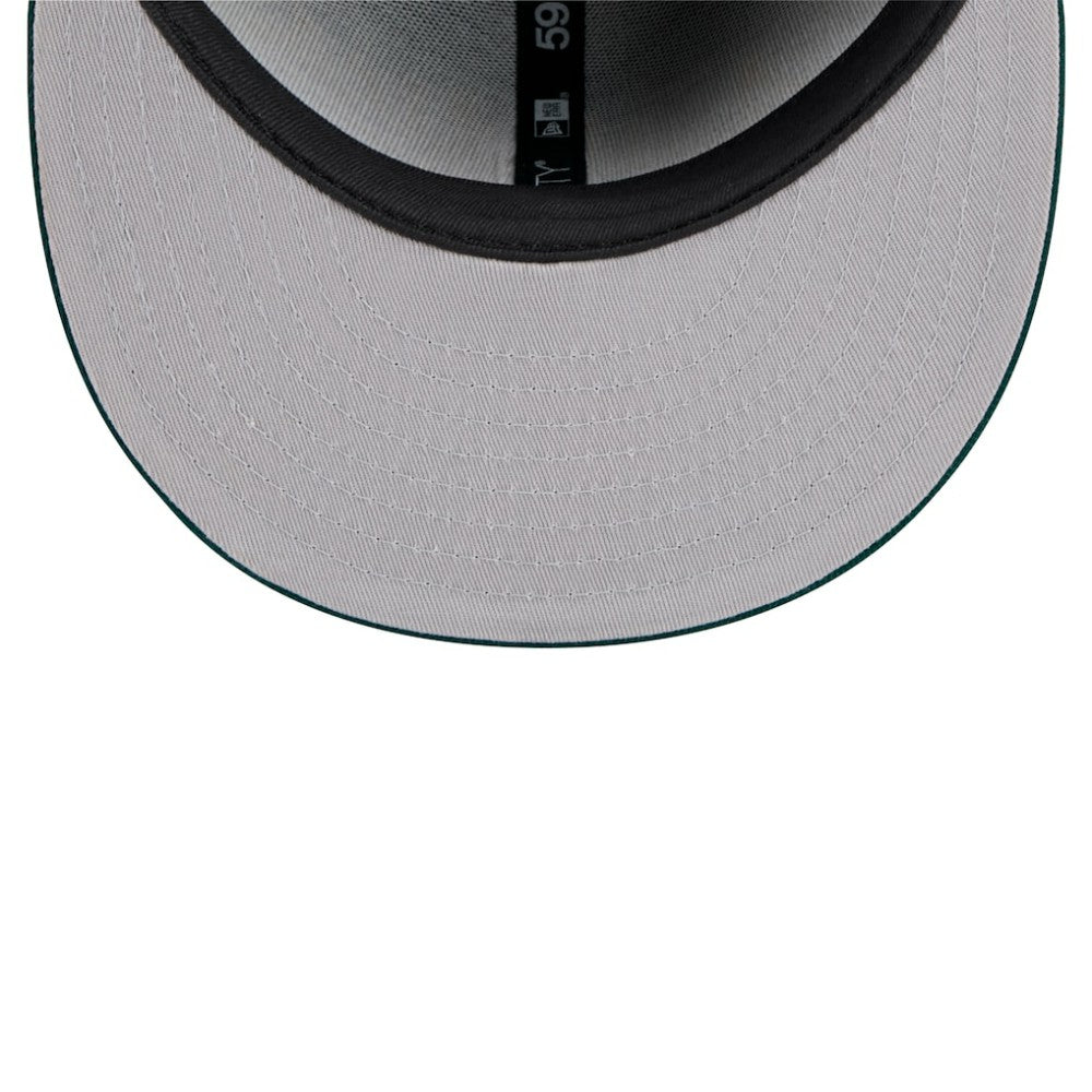 Athletics New Era Shadow Stitch 59FIFTY Fitted Hat - MLB
