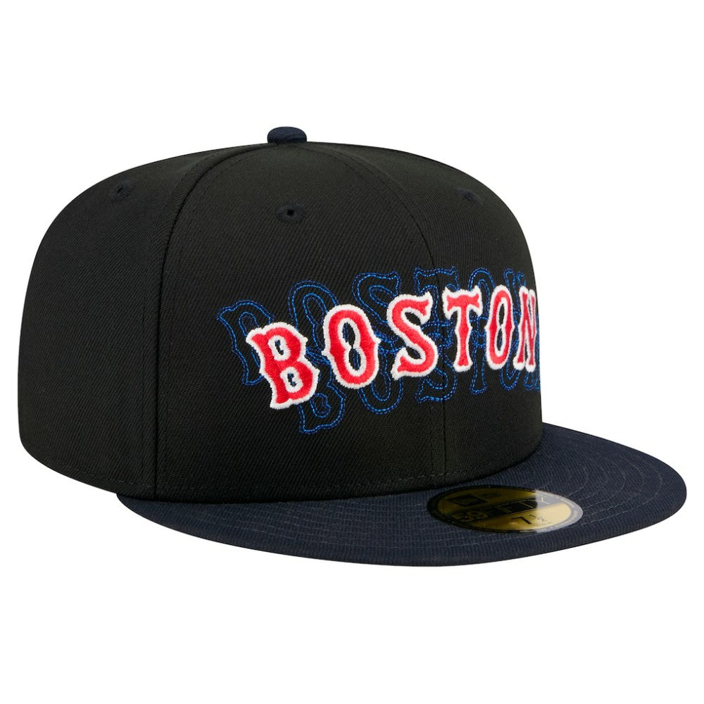 Boston Red Sox New Era Shadow Stitch 59FIFTY Fitted Hat - MLB