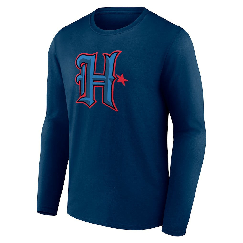 Houston Texans Secondary Logo Long Sleeve T-Shirt Navy | NFL