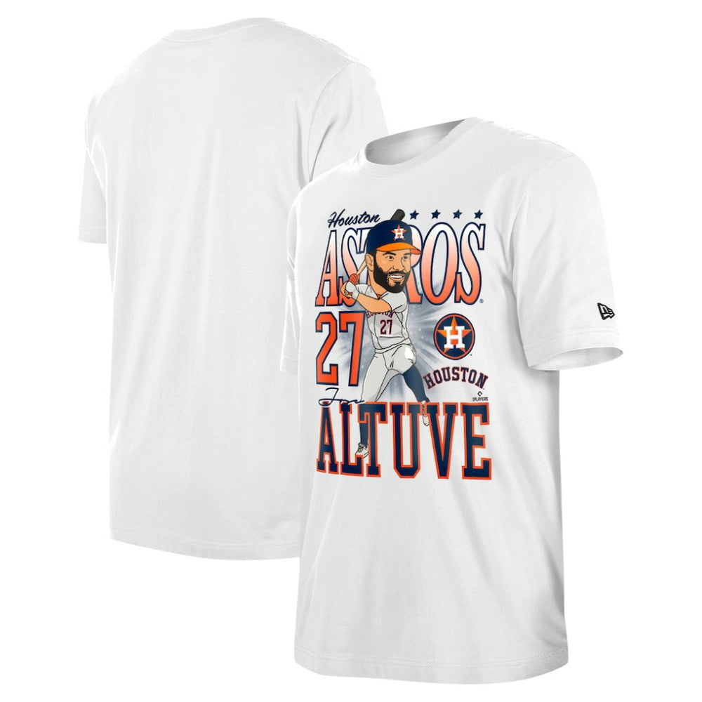 Jose Altuve Houston Astros New Era Caricature T-Shirt - MLB