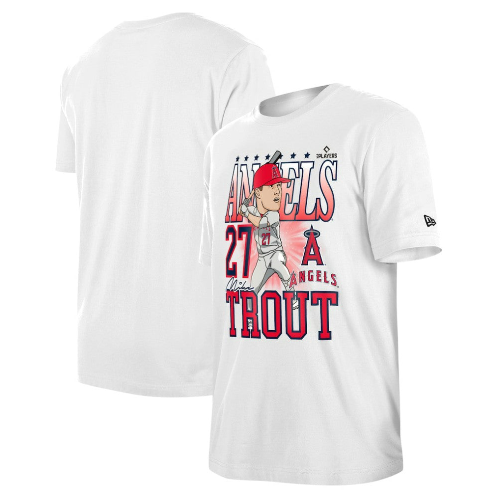 Mike Trout Los Angeles Angels New Era Caricature T-Shirt - MLB