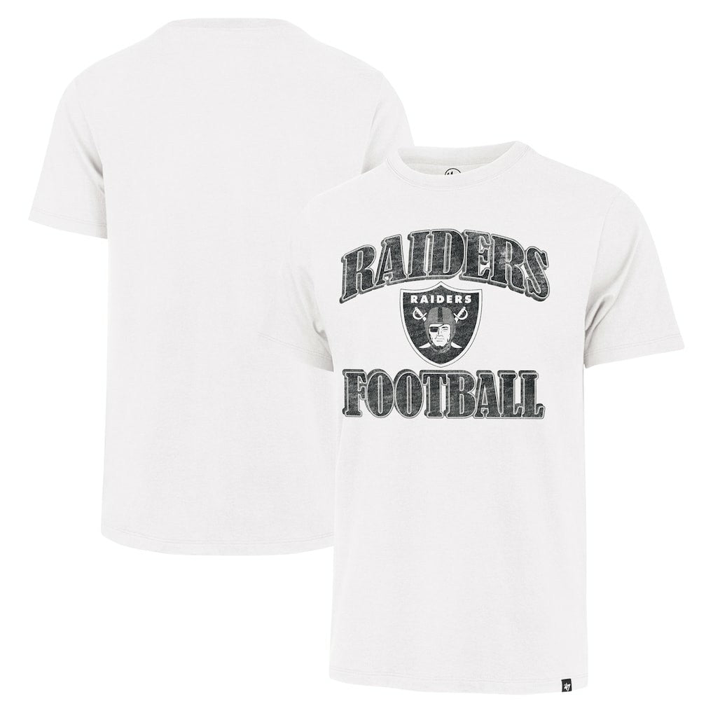 Las Vegas Raiders '47 Overrun Franklin T-Shirt White | 47 brand