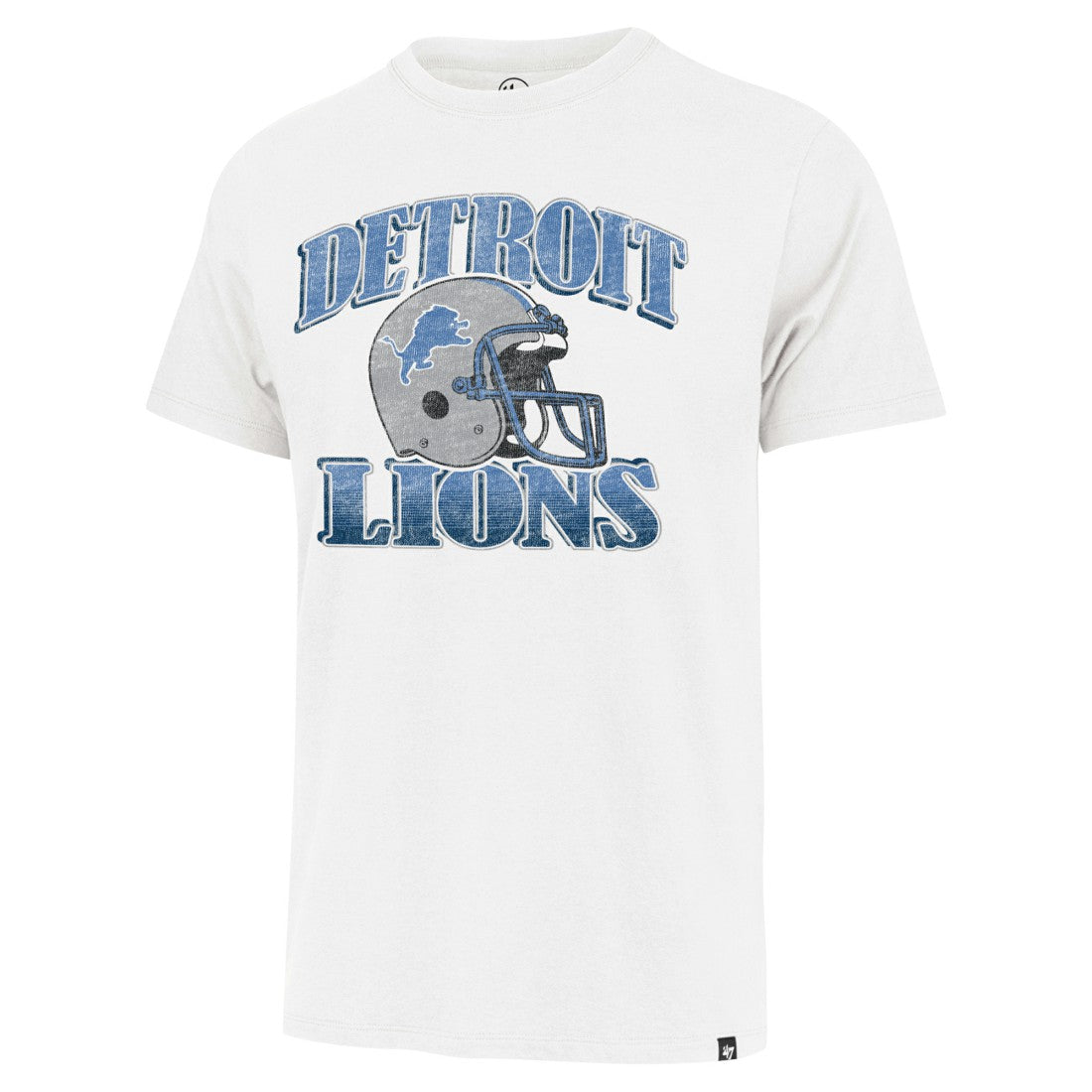 Detroit Lions '47 Overrun Franklin Throwback T-Shirt Cream | 47 brand