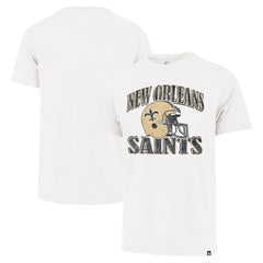 New Orleans Saints '47 Overrun Franklin Throwback T-Shirt Cream | 47 brand