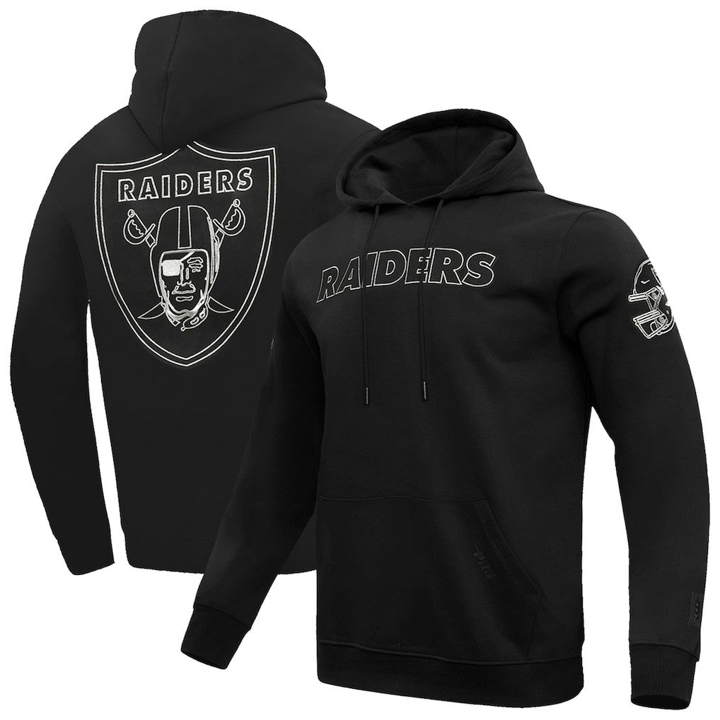 Las Vegas Raiders Pro Standard Classic Chenille Pullover Hoodie Black | NFL