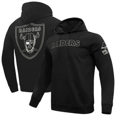 Las Vegas Raiders Pro Standard Classic Chenille Pullover Hoodie Black | NFL