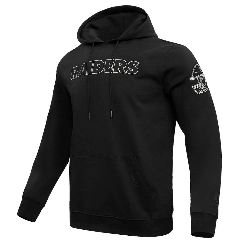 Las Vegas Raiders Pro Standard Classic Chenille Pullover Hoodie Black | NFL