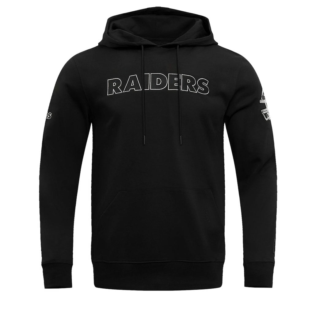 Las Vegas Raiders Pro Standard Classic Chenille Pullover Hoodie Black | NFL