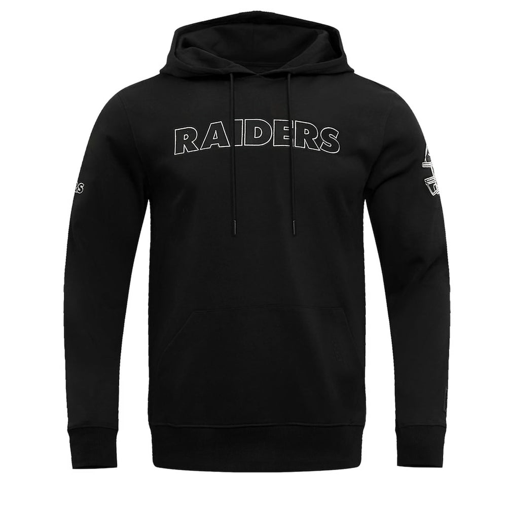 Las Vegas Raiders Pro Standard Classic Chenille Pullover Hoodie Black | NFL