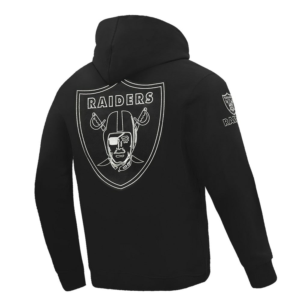 Las Vegas Raiders Pro Standard Classic Chenille Pullover Hoodie Black | NFL
